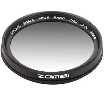 ZOMEi 37MM CPL Objektyvo Filtras Professional Mobilųjį Telefoną, Fotoaparatą, Filtras, mobilusis telefonas universalus filtras + įrašą