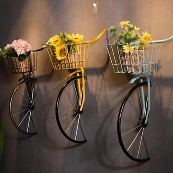 Šiaurės stiliaus dviračių sienų apdailai baras pieno arbata parduotuvė, kirpykla, restoranas, sienų apdaila dviračių stovo
