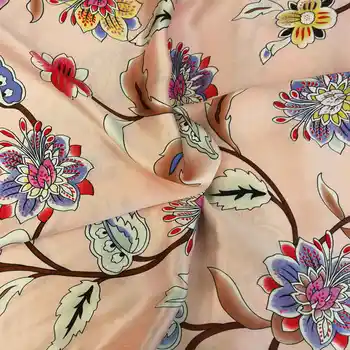 šilko užvalkalas 2 pusių šilko pagalvė padengti voką atgal spausdinti rožinės spalvos audinio gėlių spalvos oksfordo pillowacase ls1505-22