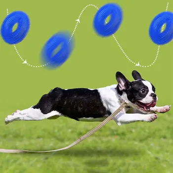 Šunų Žaislai Plaukioja Diskai Pet Interaktyvios Mokymo Žiedas Šuo Nešiojamų Lauko Mažų Didelių Šunų Kramtyti Žaislus-Pet Judesio Įrankius Produktus