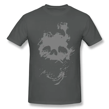 Šviesos Blukimas Mirties Kaukolės T-Shirt Juokinga Tees O Kaklo Medvilnės Miršta Šviesos Drabužius Humoro Marškinėliai