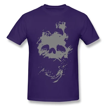 Šviesos Blukimas Mirties Kaukolės T-Shirt Juokinga Tees O Kaklo Medvilnės Miršta Šviesos Drabužius Humoro Marškinėliai