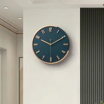 Šviesos prabanga kambarį sieninis laikrodis mados namų meno apdailos laikrodis Šiaurės modernus restoranas laikrodis kūrybos sienos žiūrėti