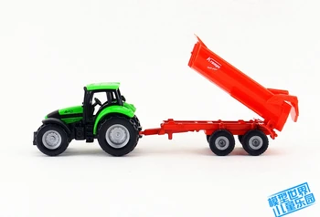 Ūkio Traktoriaus su Priekaba Žaislas Automobilis Siku 1632 Diecast Metal Modelio Švietimo Surinkimo Dovana Vaikams