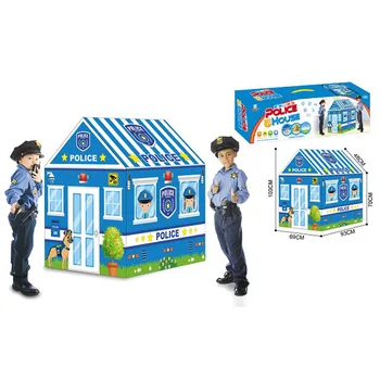 Žaidimas Namas Žaisti Palapinė Fire Truck Policijos Autobusas, Sulankstomas Pop-Up Žaislas 