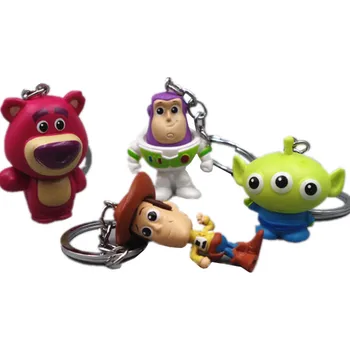 Žaislų Istorija 4 Sumedėjusių Buzz Lightyear PVC Veiksmų Skaičius, Keychain Nustatyti Lėlės, Žaislai, Vaikų Dovanų