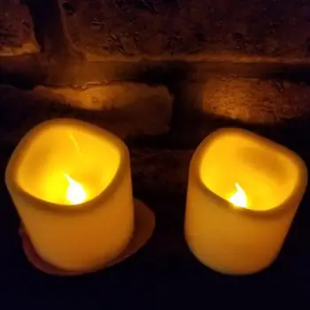Žvakės Šviesos, LED Flameless Žvakės Šviesa ir Laikmačio Valdomas Sklandžiai Mirgėjimas Baterija Šviesos Žvakės Kontroliuoti Nuotolinio G4I4